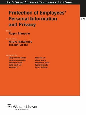 cover image of Protection of Employees' Personal Information and Privacy